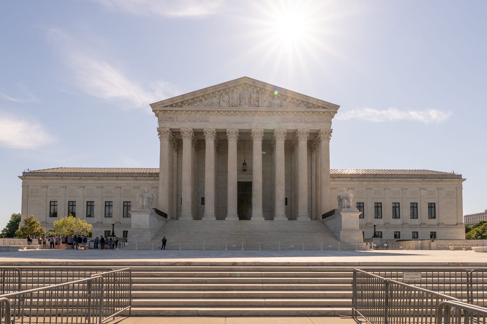 Exterior of the U.S. Supreme Court building, taken May 2026